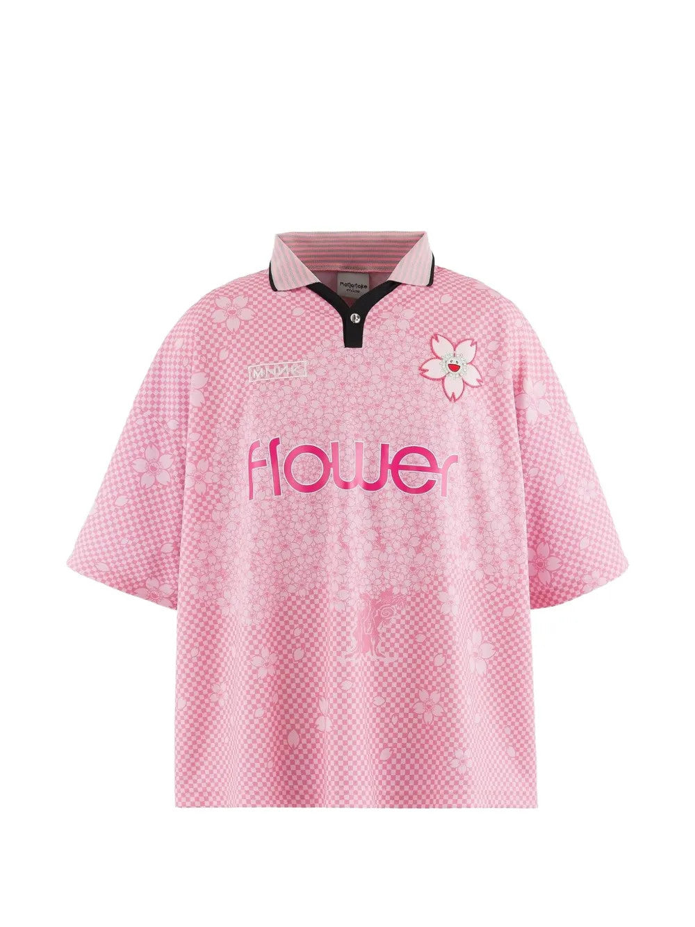 Pink t-shirt, front view