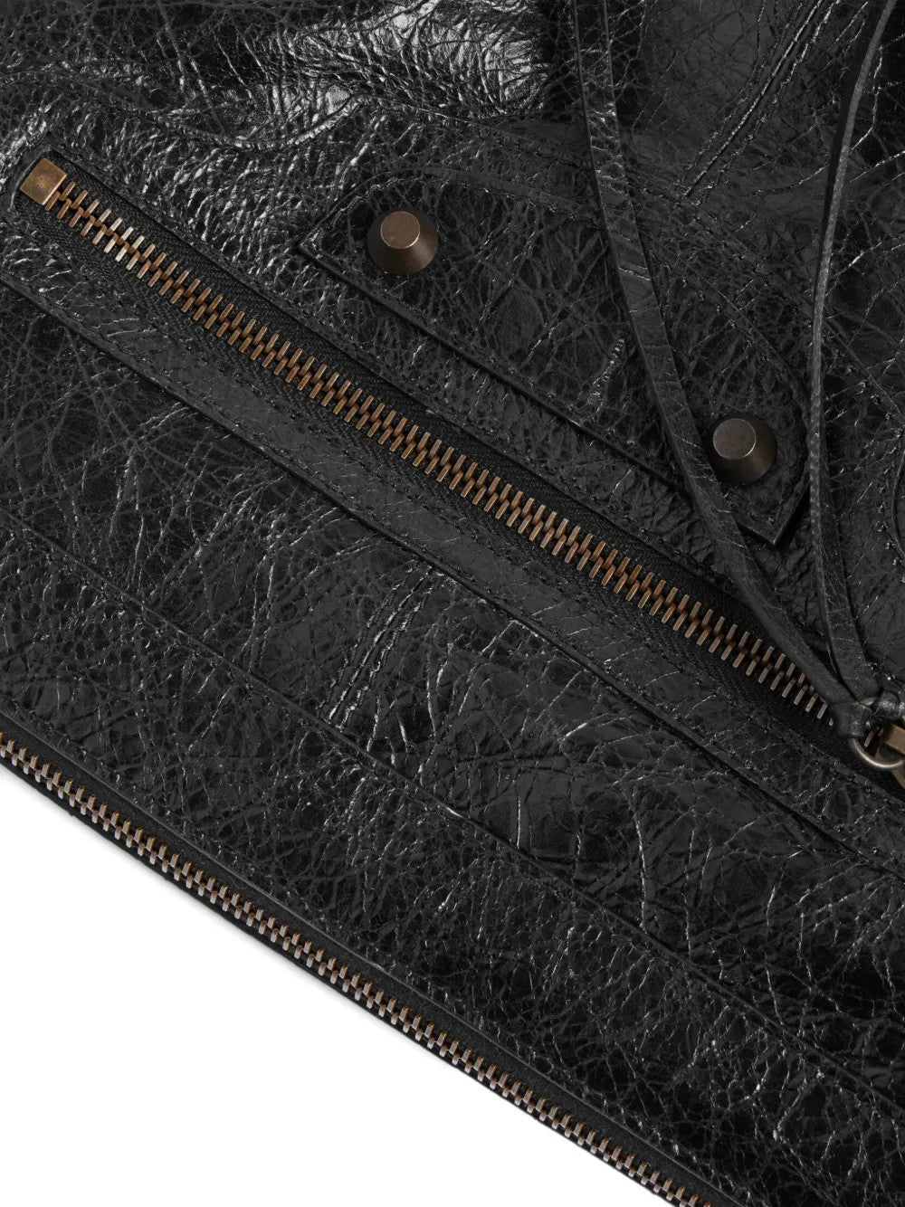 Close up of Black bag, showing detail