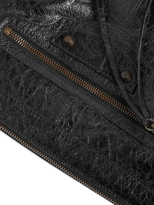 Close up of Black bag, showing detail
