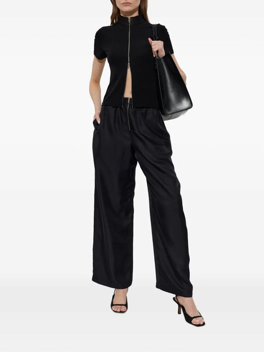 Black top, full body view