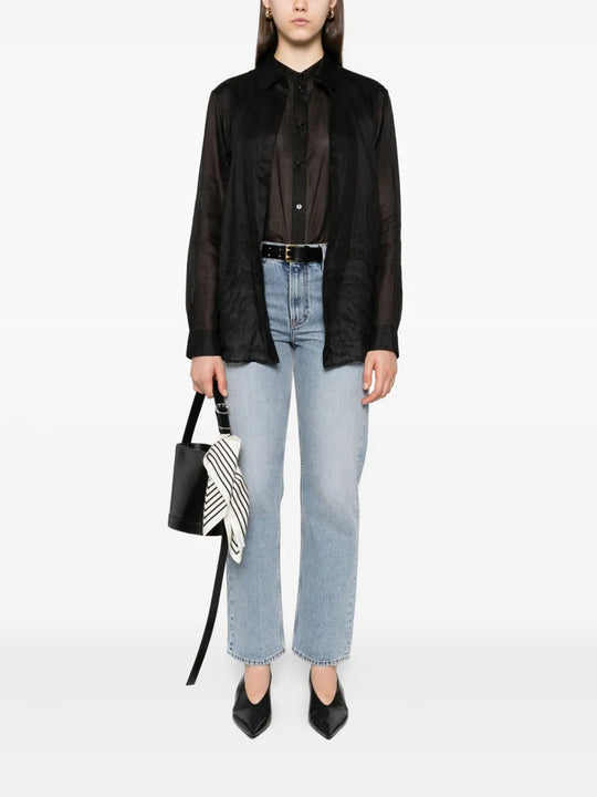 Blue jeans, full body view