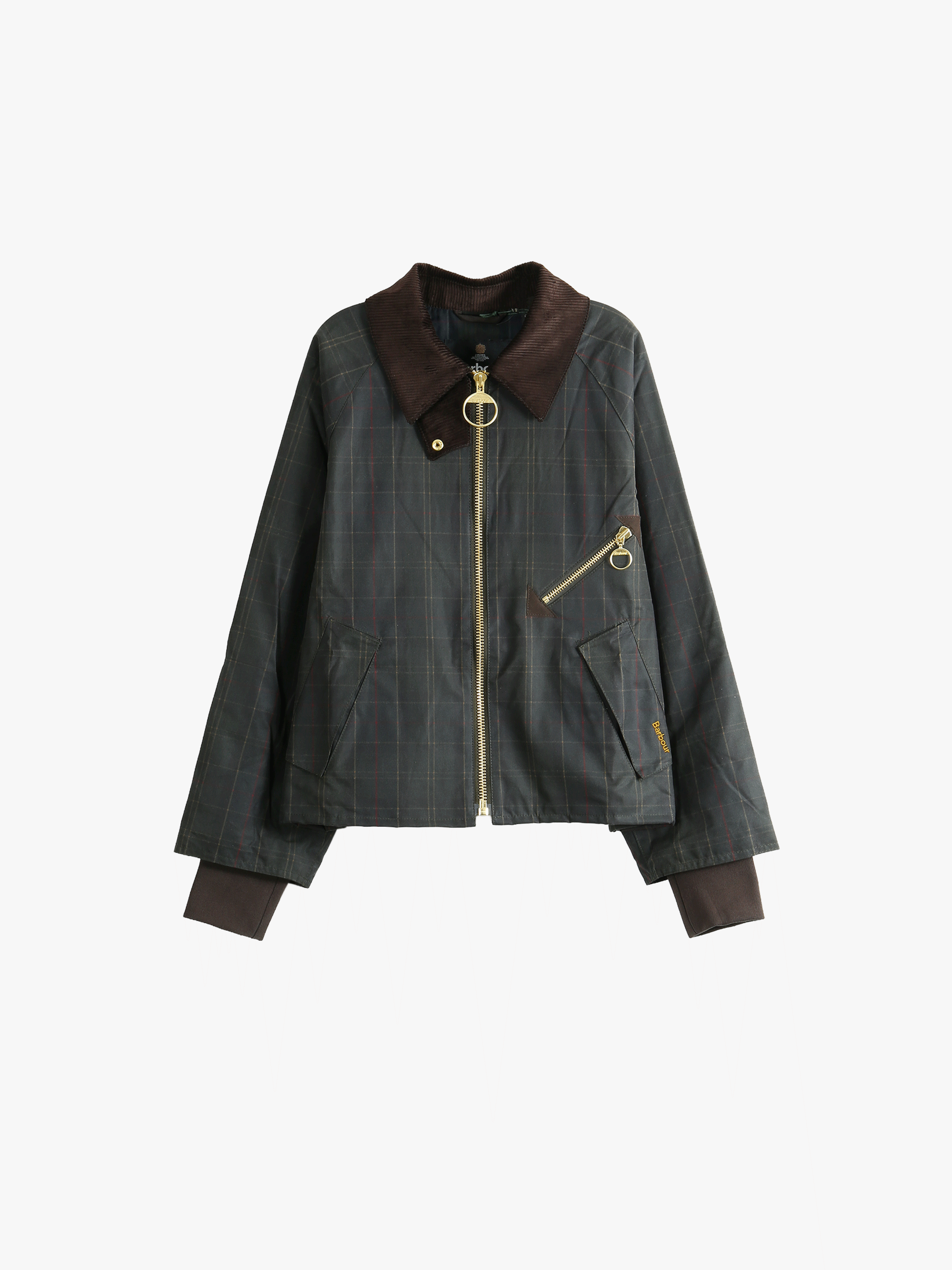 Black jacket, front view
