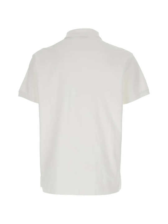 White t-shirt, back view