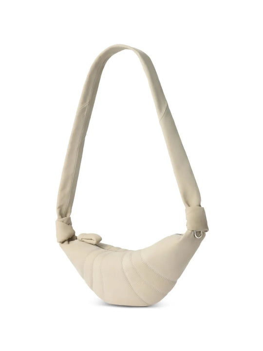 Tan bag, front view