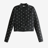 Black jacket,front view