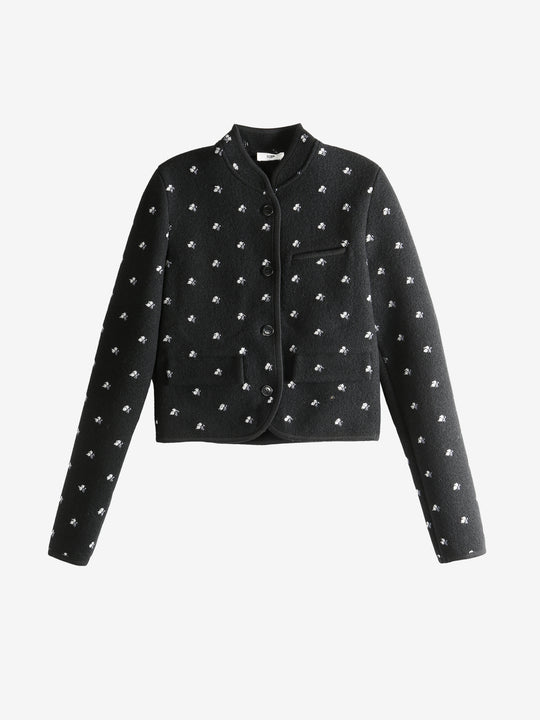 Black jacket,front view