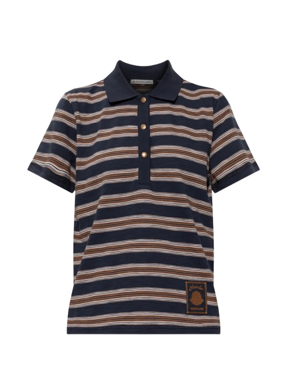 Navy top, front view