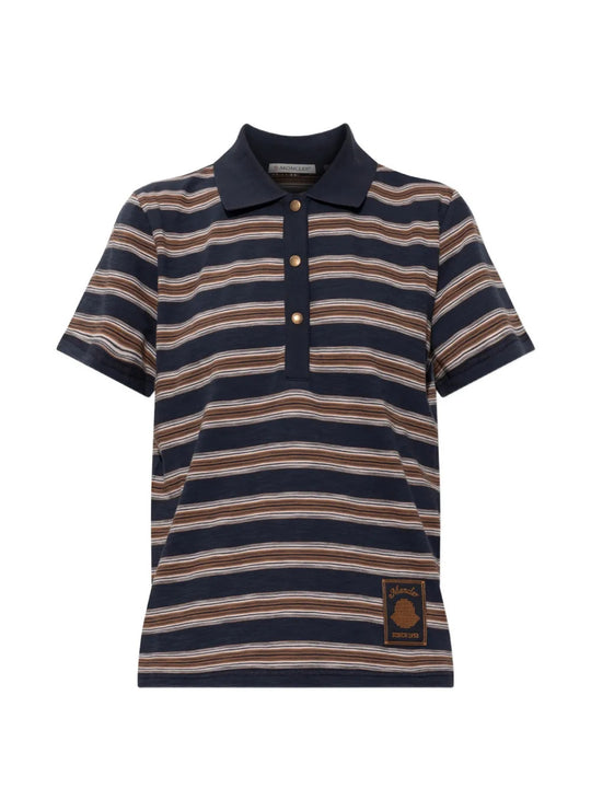 Navy top, front view
