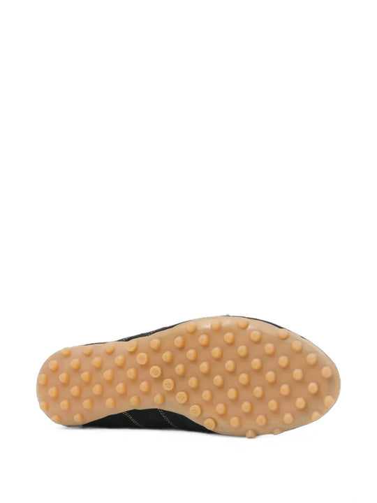 Close up of Black shoes, showing detail