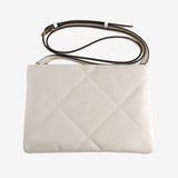 White bags, back view