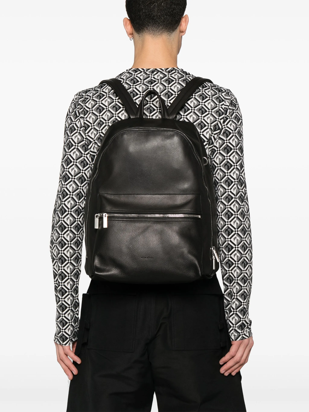 RICK OWENS - Unisex Leather Backpack