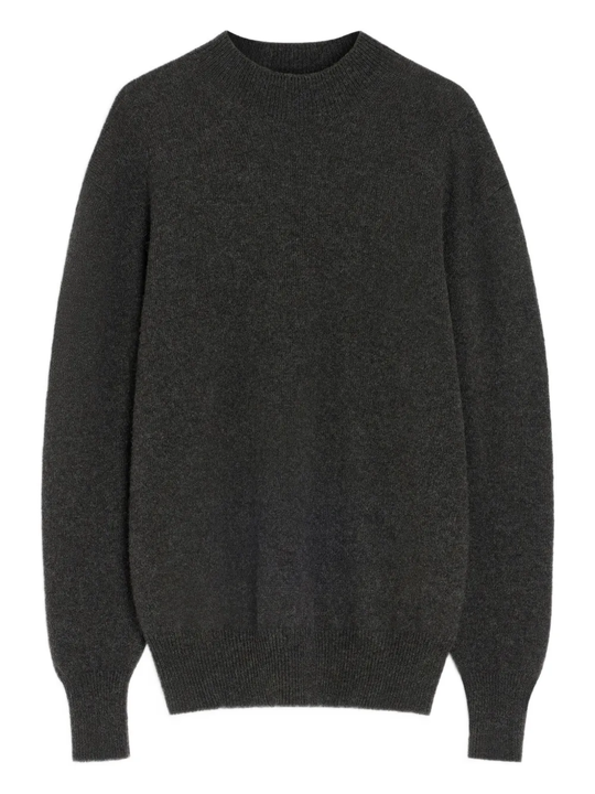 Black knitwear, front view