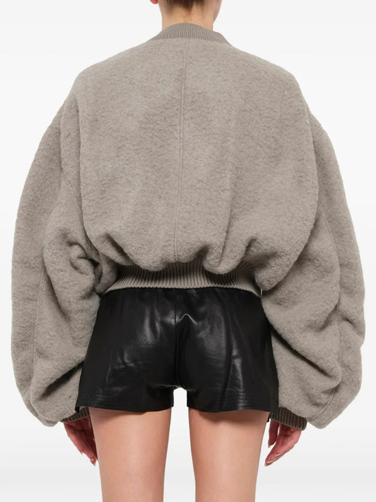Grey jacket, full body view