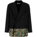 Black jacket, front view