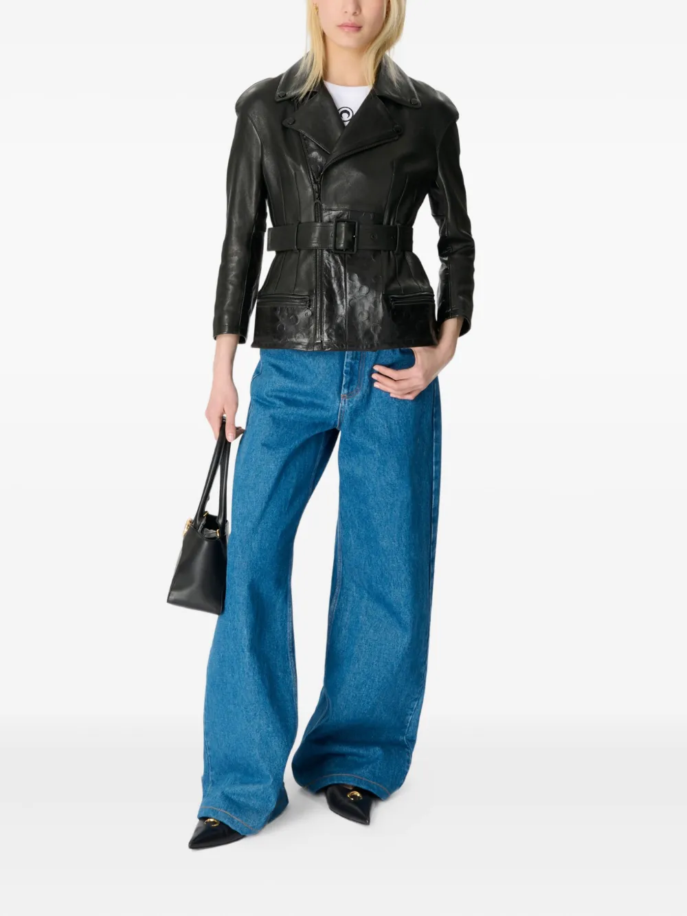 Blue jeans, full body view