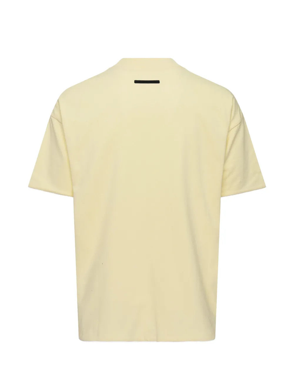 Yellow t-shirt, back view