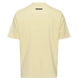 Yellow t-shirt, back view