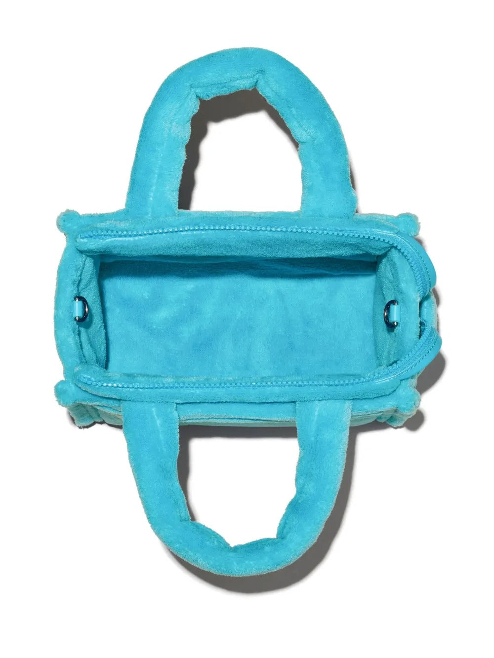 Blue bag, top view