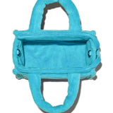 Blue bag, top view