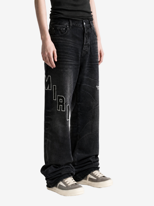 Black jeans, full body view