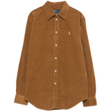 Brown shirt, front view