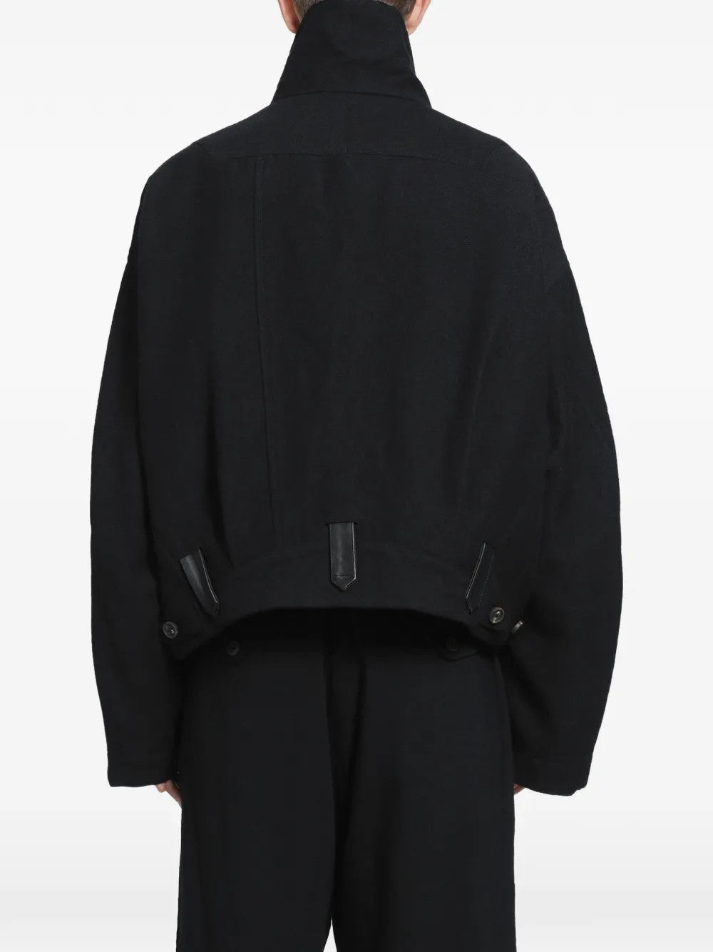 Black jacket, front view