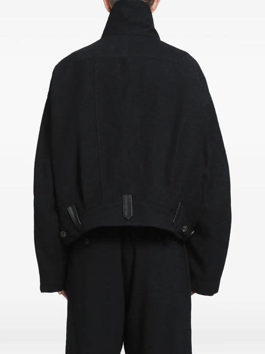 Black jacket, front view