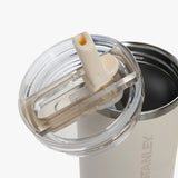 Close up of white home, showing texture of the stainless steel fabric