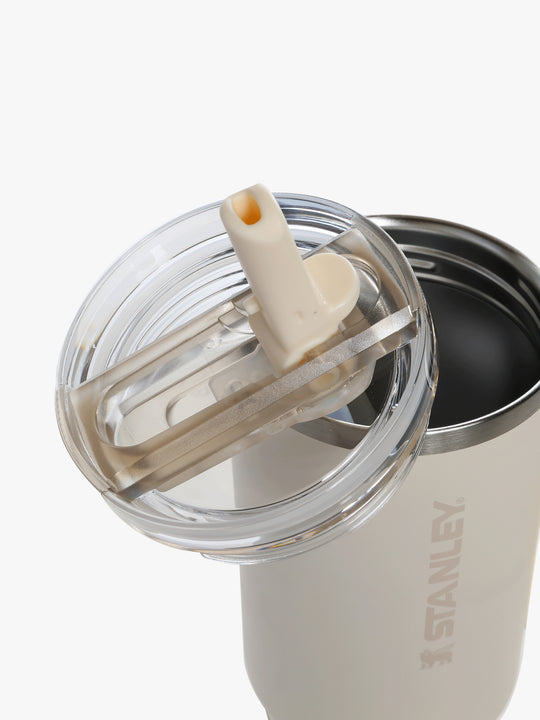 Close up of white home, showing texture of the stainless steel fabric