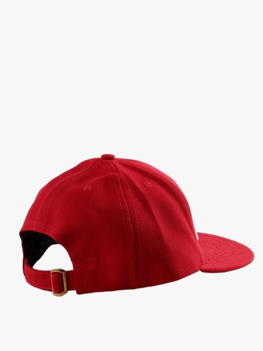 Red hat, back view