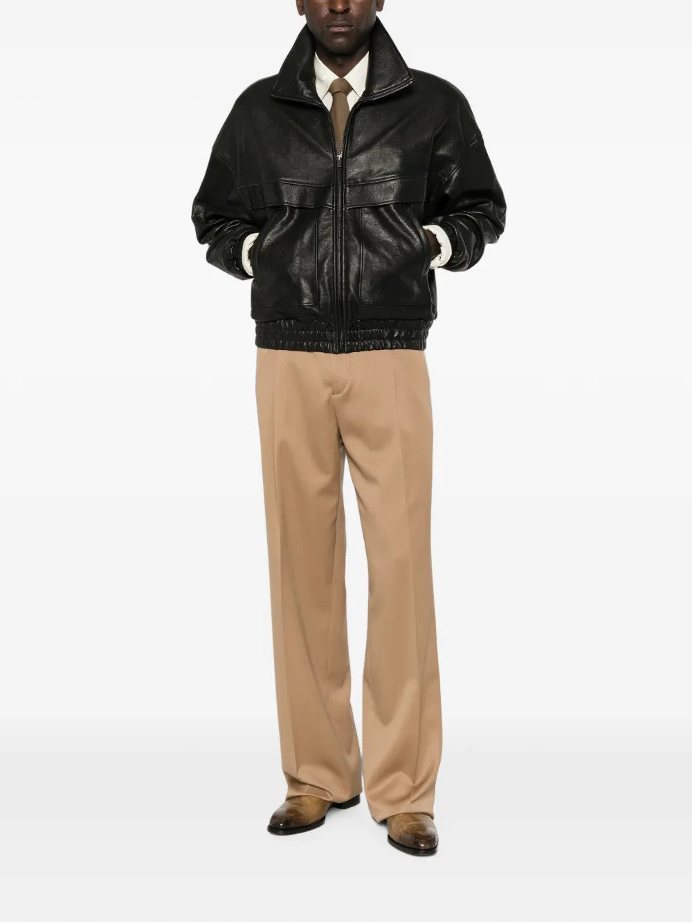 Black jacket, full body view