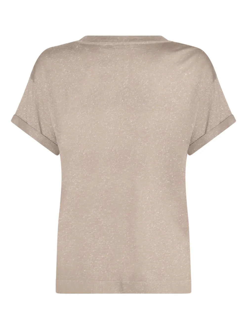 Tan hoodie, back view