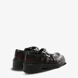 Brown loafers, side view