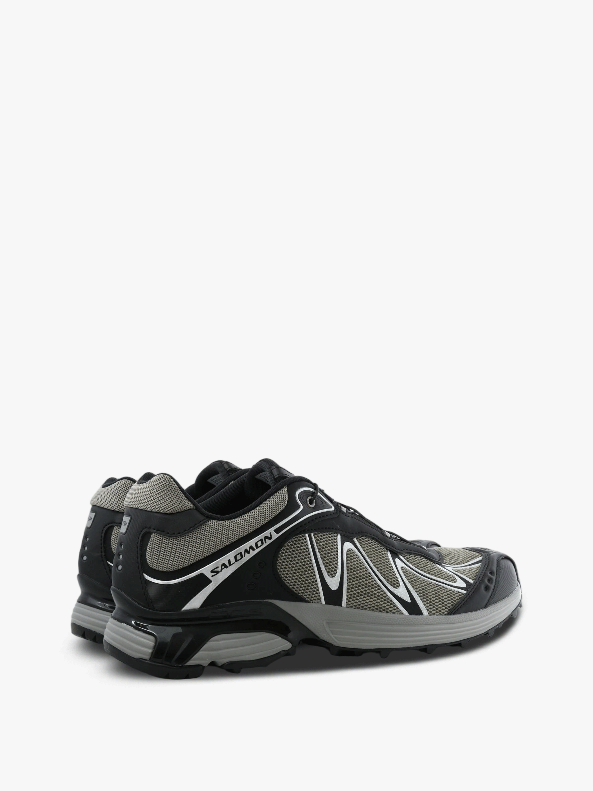 Grey shoes, side view