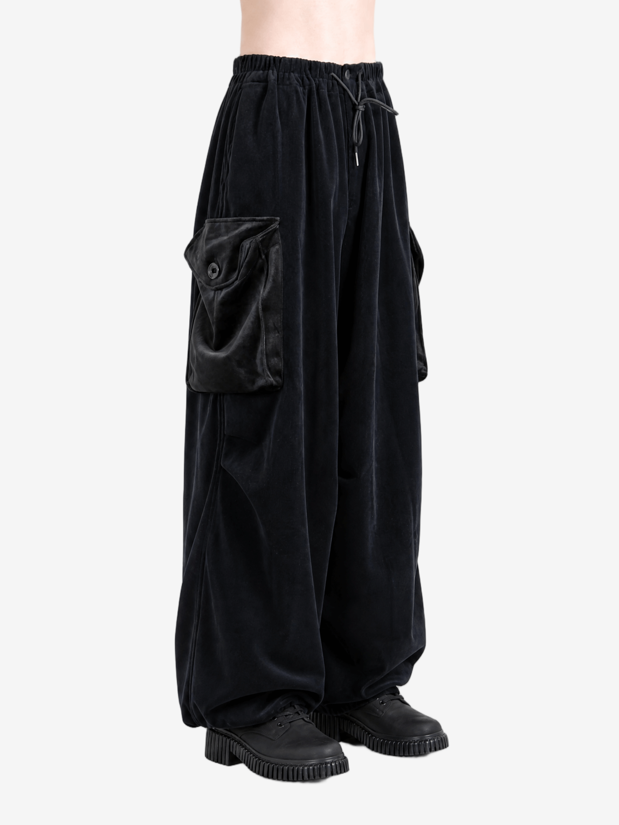 Black pants, full body view