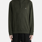 Green knitwear, full body view