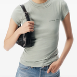 ALEXANDER WANG - Women Layered Short Sleeve Top
