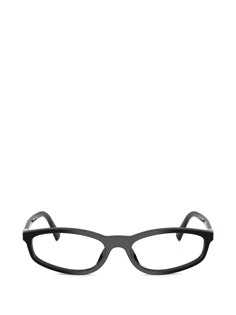 Black eyewear, front view
