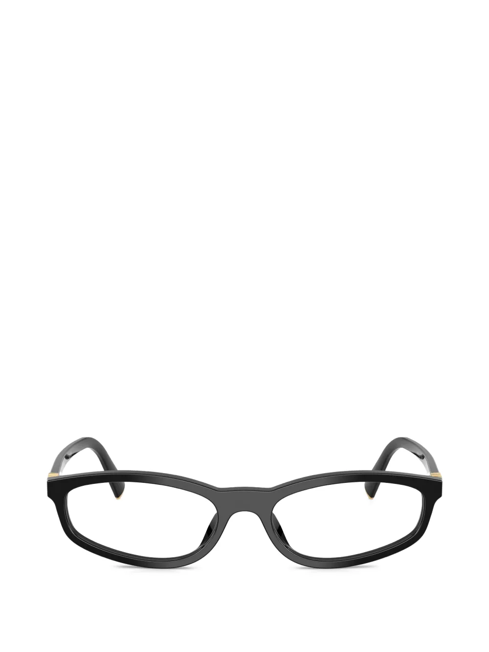 Black eyewear, front view