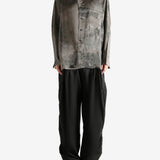 Grey shirt, full body view