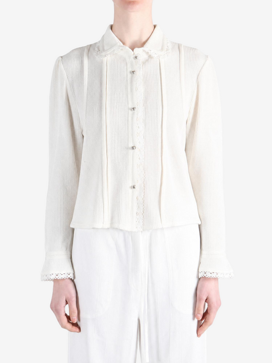 White shirt, full body view