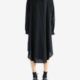 Black dress, full body view