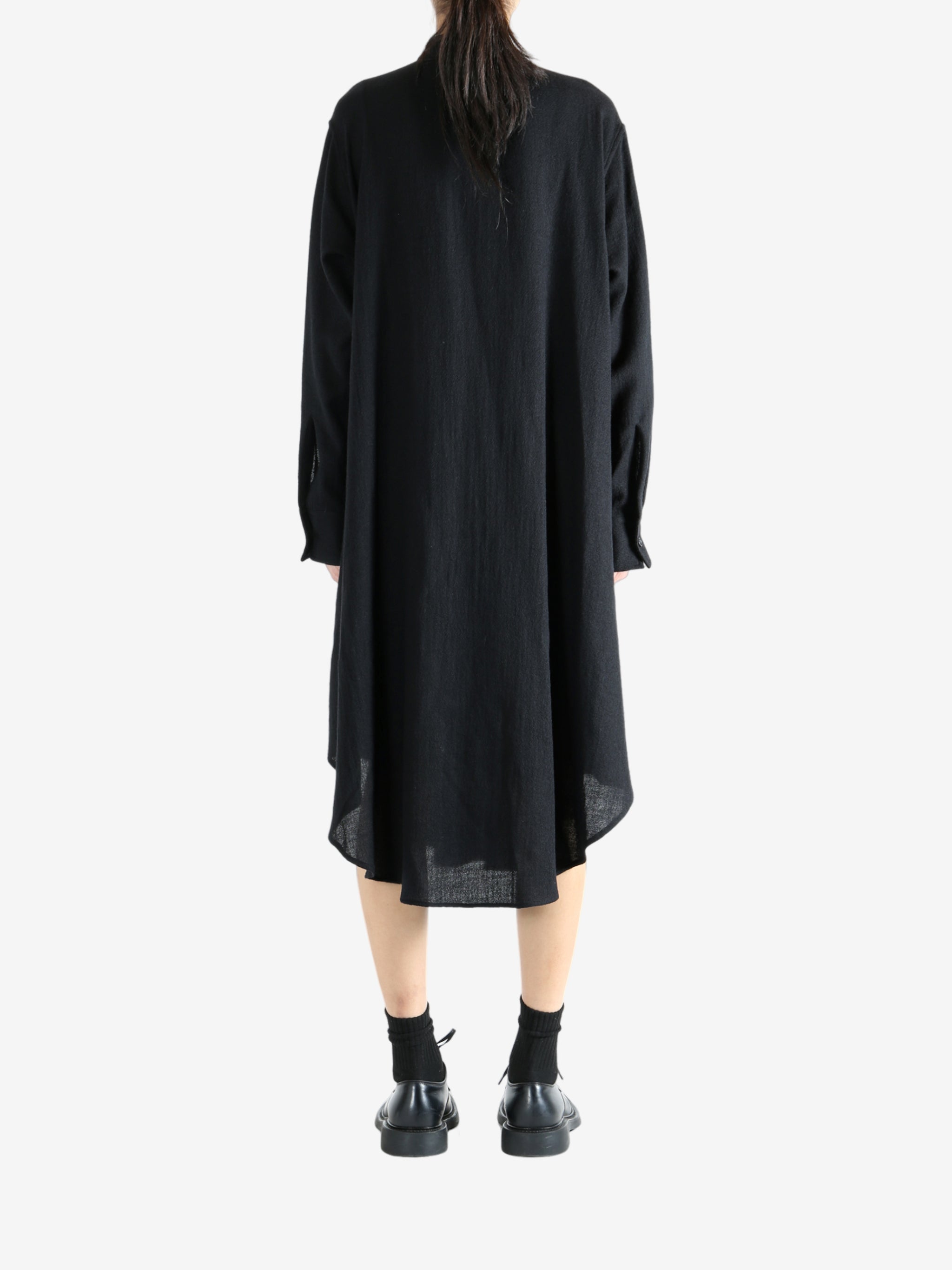 Black dress, full body view