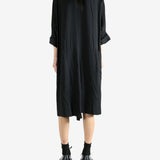 Black dress, full body view