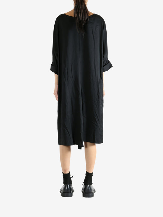 Black dress, full body view