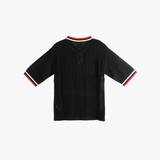 Black jersey, front view