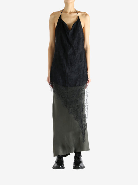 Black top, full body view