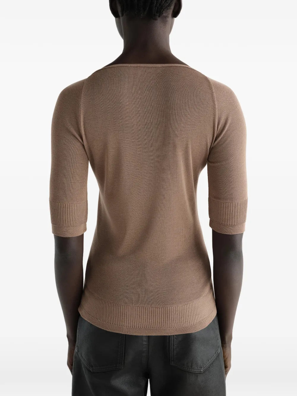 Tan top, front view