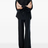 Black pants,full body view