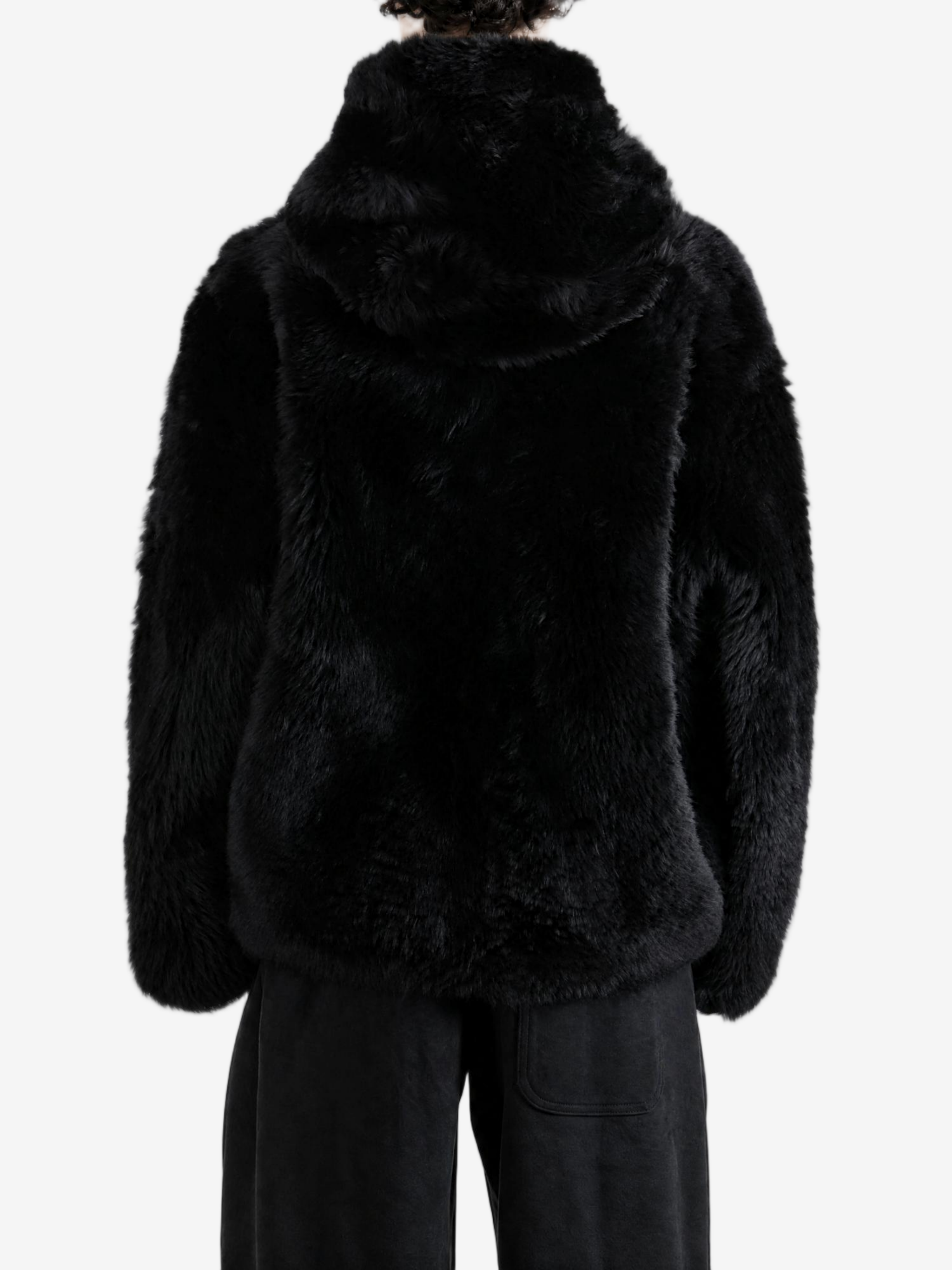 Black jacket, full body view